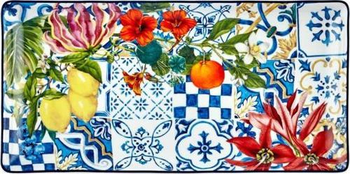 Joy Carmen Italy Garden 2Lı Kucuk Dıkdortgen Tabak 26,5X13 Cm