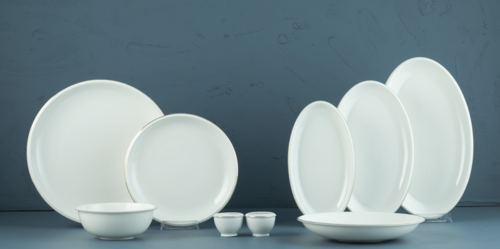 Evaliza Platin Elegant 30 Parça Yemek Takımı- 6 Kişilik
