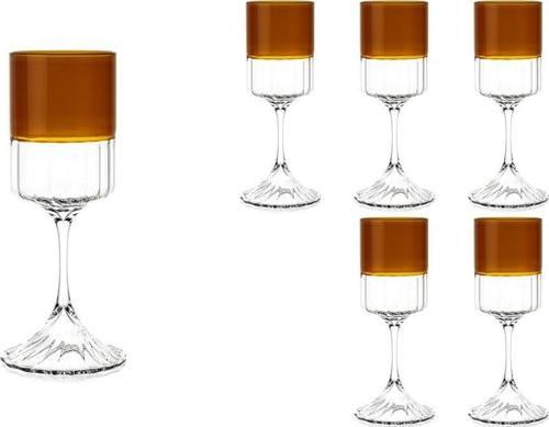 Amber 6lı Beyaz Şarap Kadehi