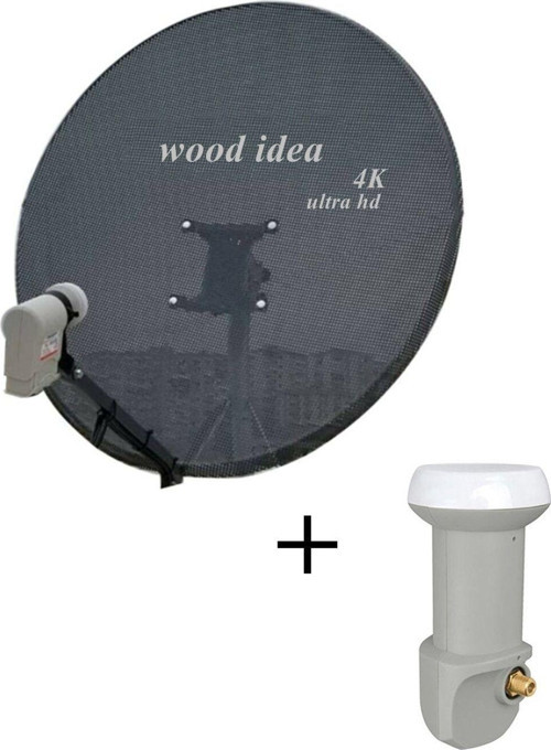 Wood İdea Nextstar Gold Delikli Çanak Anten 80 Cm Tekli Lnb
