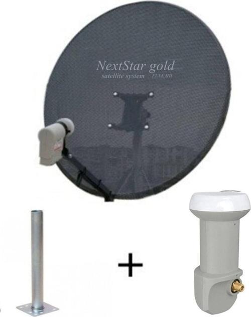 Gold 85 Cm Delikli 0 - 6 Mm. Gri Renk Ofset Çanak Anten Lnb Montaj Borusu