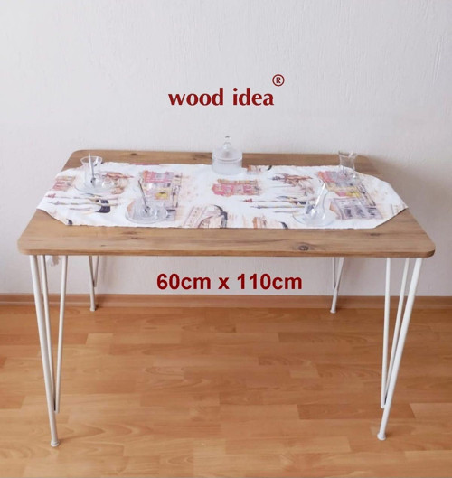 Wood İdea 60x110 Mutfak Masası Yemek Masası Çalışma Masası