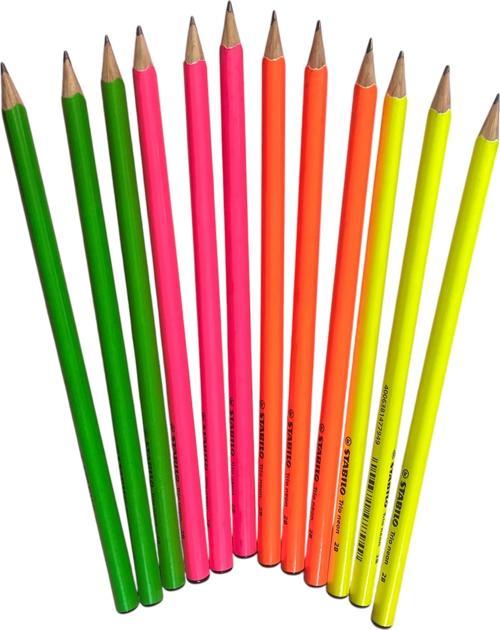 Trio Neon Kurşun Kalem 12 Adet