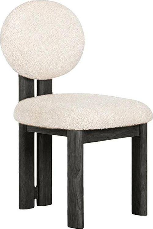 Coco ıskandinav teddy natural ahşap bohem sandalye