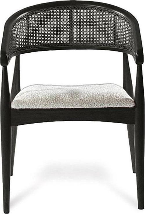 Gazel Hazeranlı Ahşap Bohem Sandalye 55x63 cm