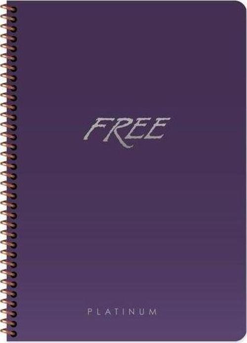 Keskin A4 80 Yaprak Kareli PP Kapak Free Platinum Def