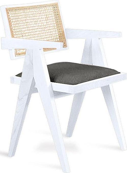 Luna pergel hazeranlı model hasırlı natural ahşap sandalye