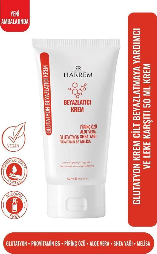 Glutatyon Cilt Beyazlatmaya Yardımcı ve Leke Karşıtı Hücre Yenileyici Krem