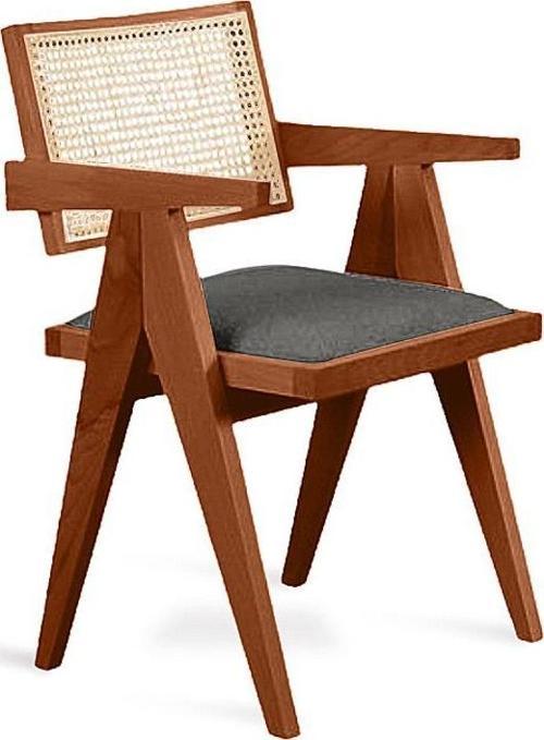 Luna Pergel Hazeranlı Model Hasırlı Natural Ahşap Sandalye