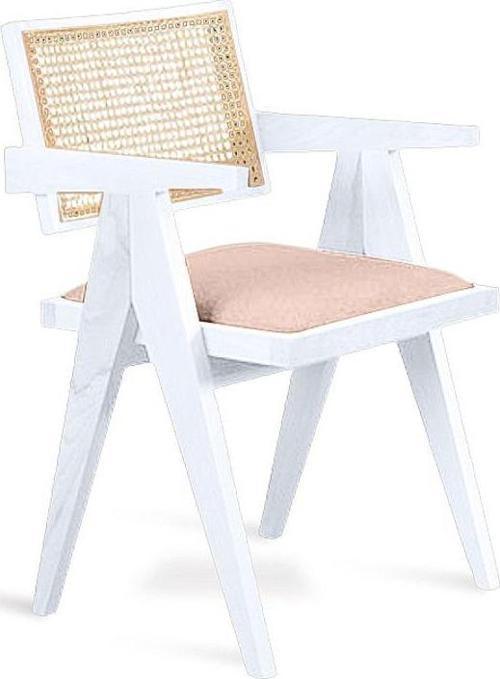 Luna pergel hazeranlı model hasırlı natural ahşap sandalye