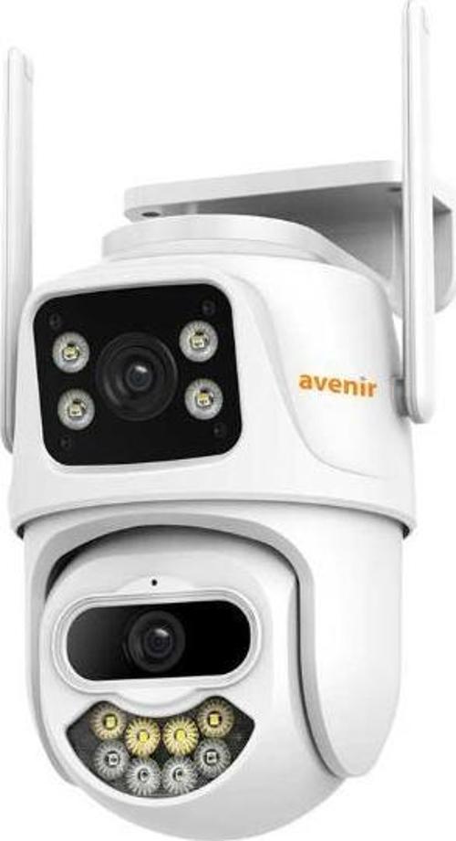AV-S306 6MP 2 Kameralı Speed Dome Wifi Ptz Kamera Onvif iCSee App