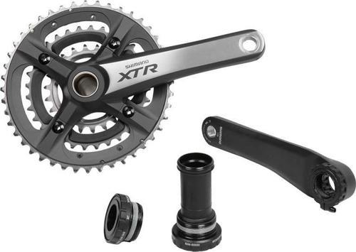 Shımano XTR FC-M970 175MM 44X32X24T Shımano XTR 3'Lü Aynakol Hollowtech Orta Göbek Dahil