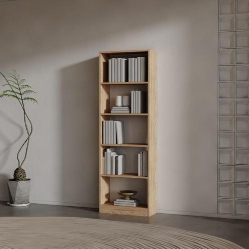 AND SUNTALAM KİTAPLIK ( 180 X 60 X 24 ) ATLANTİK ÇAM ( MAT )
