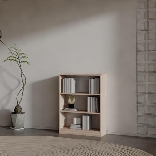 LUCCA SUNTALAM KİTAPLIK ( 106 X 80 X 28 ) HARELİ CEVİZ (MAT)