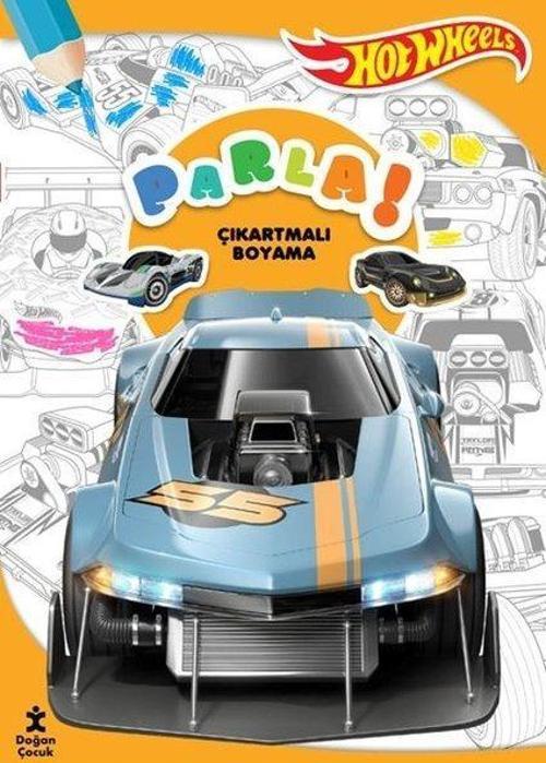 Hot Wheels - Parla! Çıkartmalı Boyama