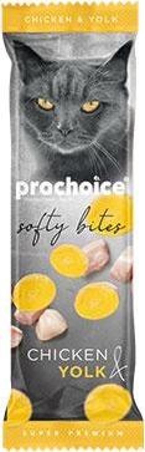 Pro Choice Softy Bites Tavuklu ve Yumurtalı Yumuşak Kedi Ödül Maması 24 Adet 10 Gr