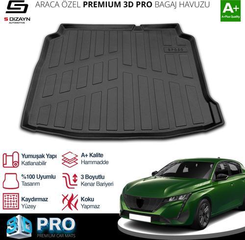 Peugeot 308 3D Pro Bagaj Havuzu 2013-2021 A+ Kalite