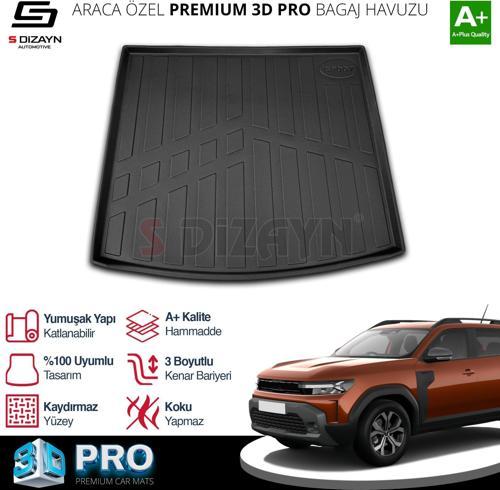 Renault Duster 4X4 3D Pro Bagaj Havuzu 2024 Üzeri A+ Kalite