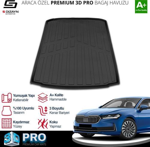 Skoda SuperB 3D Pro Bagaj Havuzu 2024 Üzeri A+ Kalite