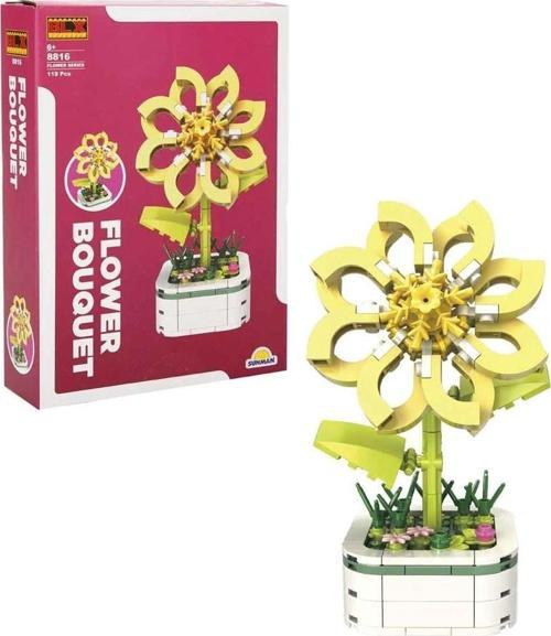 Nessiworld S00004692 FLOWER SET PAPATYA 119PRÇ -SUN