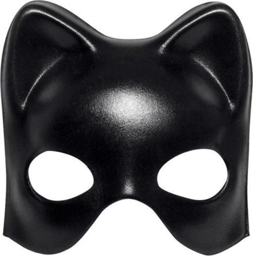 Nessiworld Siyah Deri Görünümlü Kedi Maskesi – Cosplay &amp; Maskeli Balo