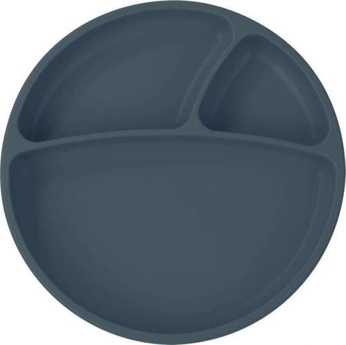 Nessiworld  Porsiyon Vakum Tabanlı Silikon Tabak Deep Blue