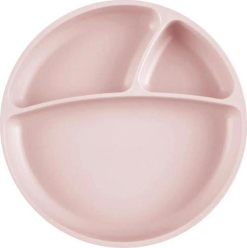 Nessiworld  Porsiyon Vakum Tabanlı Silikon Tabak Pinky Pink