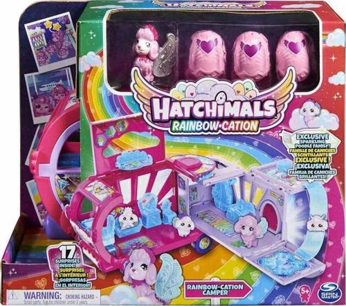 NessiWorld 1038215 Hatchimals dönüşen Rainbow Cation karavan
