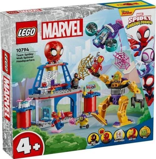 Nessiworld 10794 Lego Marvel Spidey - Spidey Takımı Ağ Örücü Karargahı 193 parça +4 yaş