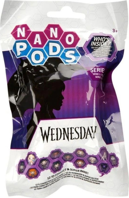 Nessiworld 402788 Wednesday Nano Kapsül Figür Sürpriz Paket -Sunman