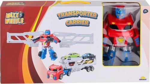 Nessiworld 4538 Maxx Wheels Transporter Taşıyıcı Dönüşebilen Transformer -Sunman