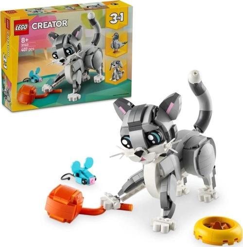 Nessiworld LEGO Creator 3’ü 1 Arada Oyunbaz Kedi Hayvanlı 31163