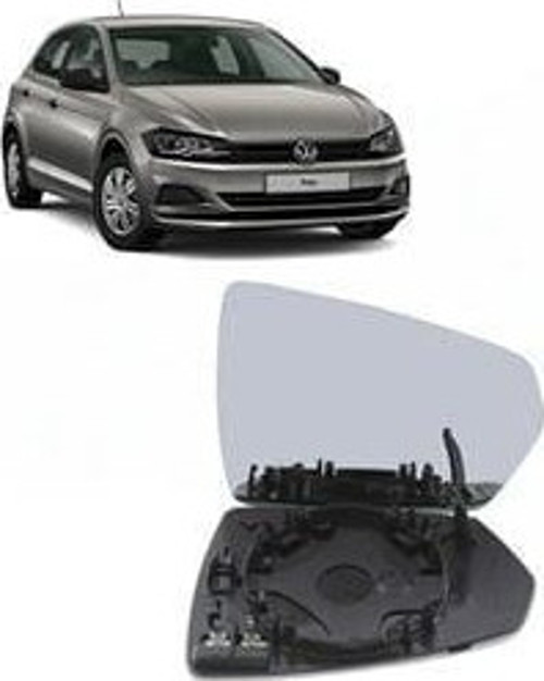 Volkswagen Polo 2018 Model Sonrası Sağ ( Yolcu ) Tarafı Ayna Camı