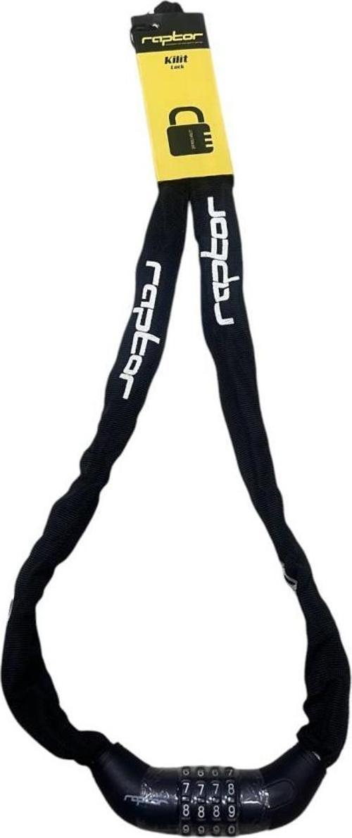 Raptor Bisiklet Zincir Kilit 4 Şifreli 120cm - 4 mm Kalınlık