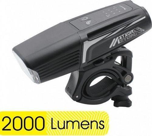 METEOR STORM PRO 2000 Lümen USB Bisiklet Ön Far Lambası
