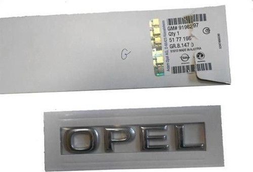 Opel Meriva Bagaj Kapağı Opel Yazısı Orjinal Gm Marka