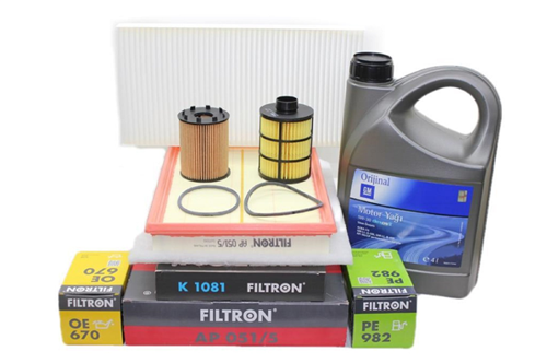 Opel Corsa C Filtron 1.3 Dizel Motor Bakım Seti Yağ Filtresi Tırnaklı GM 5W30 4 LT Yağlı (FİLT.COR.1.3)