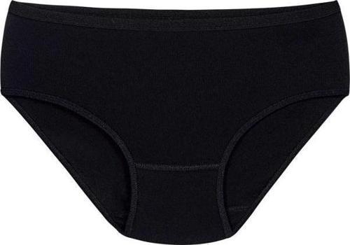 12 Adet Yıldız Bayan Ribana Biyeli Bato Külot Siyah 3776