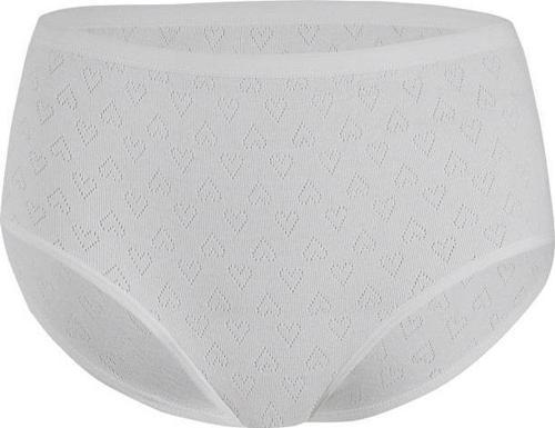 12 Adet Yıldız Bayan Kalpli Ribana Biyeli Bato Külot Ekru 3592