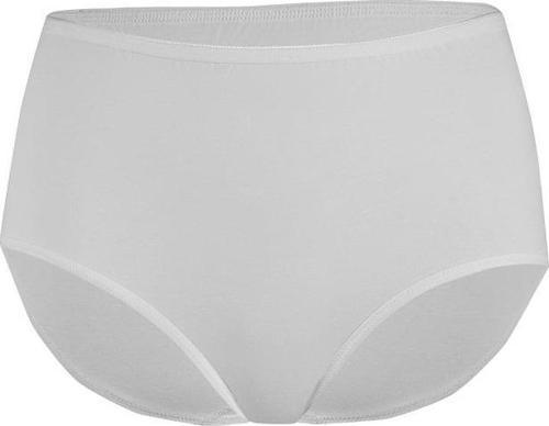 12 Adet Yıldız Bayan Likralı Yüksek Bel Külot Beyaz 3745