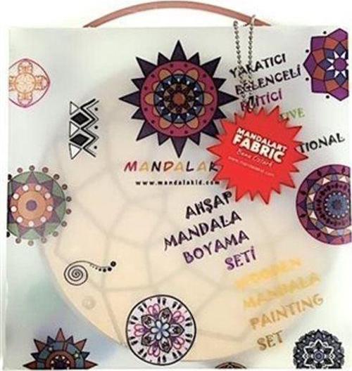 Mandalakid Çocuklar İçin Ahşap Mandala Boyama Seti