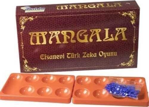 Mangala - 5 Yaş ve Üzeri 2 Kişilik Tarihi Oyun - Efsanevi Türk Zeka Oyunu