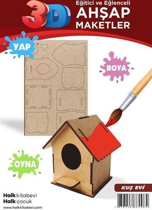 Kuş Yuvası Ahşap Maket