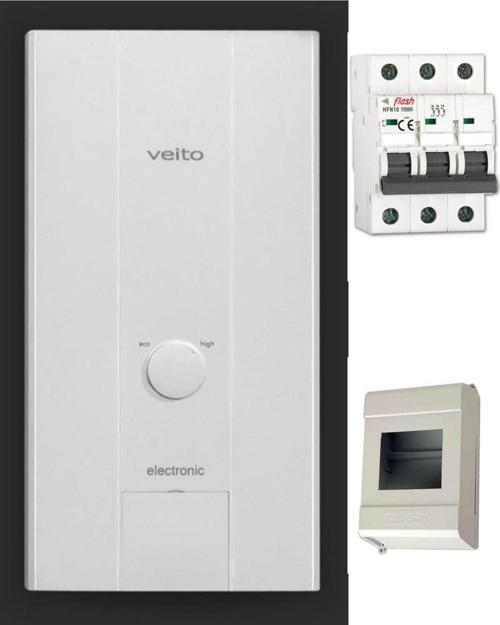 Blue E 380 volt 3 faz Ani Su Isıtıcı 21 Kw - Merkezi Sistem sıgorta ve kutusu dahıl paket