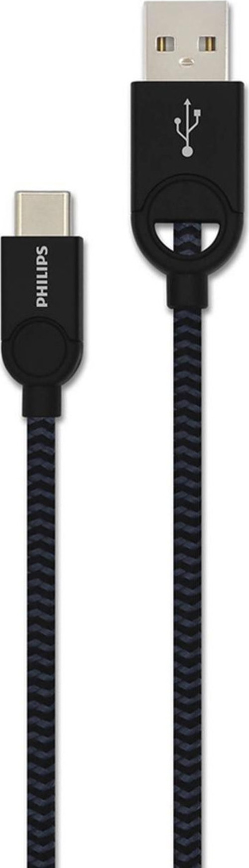 5A 100W UsbA to Type-C Örgülü 1.2 Metre Hızlı Şarj ve Data Kablosu Siyah 2023SY5A2628B