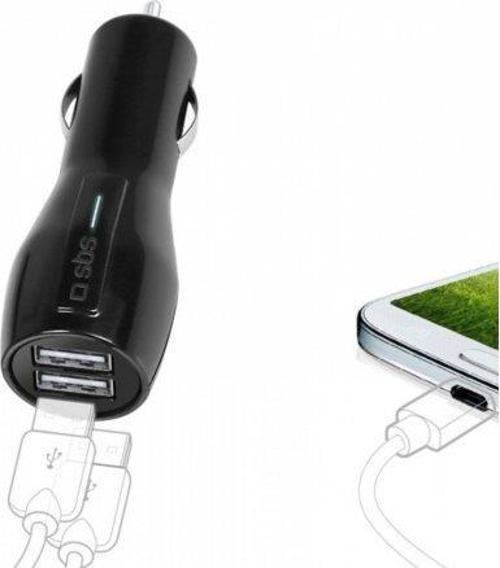 09901 TECAR2USB31A 3100 MAH ÇİFT USB ÇIKIŞLI ÇAKMAKLIĞA TAKILAN ARAÇ ŞARJ CİHAZI SİYAH
