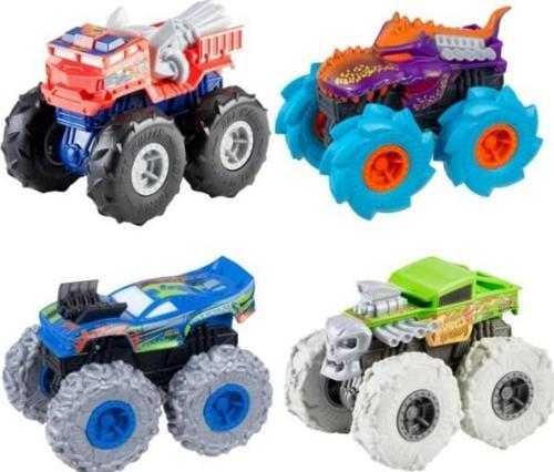 GVK37 Hot Wheels Monster Trucks Çek Bırak Arabalar