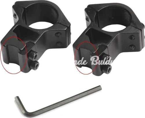 25.4mm Dürbün İçin 11mm Yüksek Havalı  / Av  Ayağı