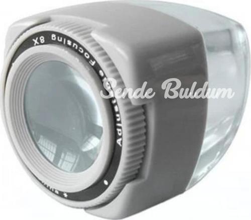 8x Odaklama Mini Cep Büyüteç Mg131001