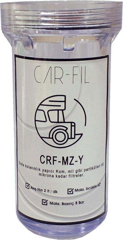 Car Fil Karavan Tipi Su Arıtma Filtresi (Yıkanabilir Kartuşlu) Cam Kavanozu